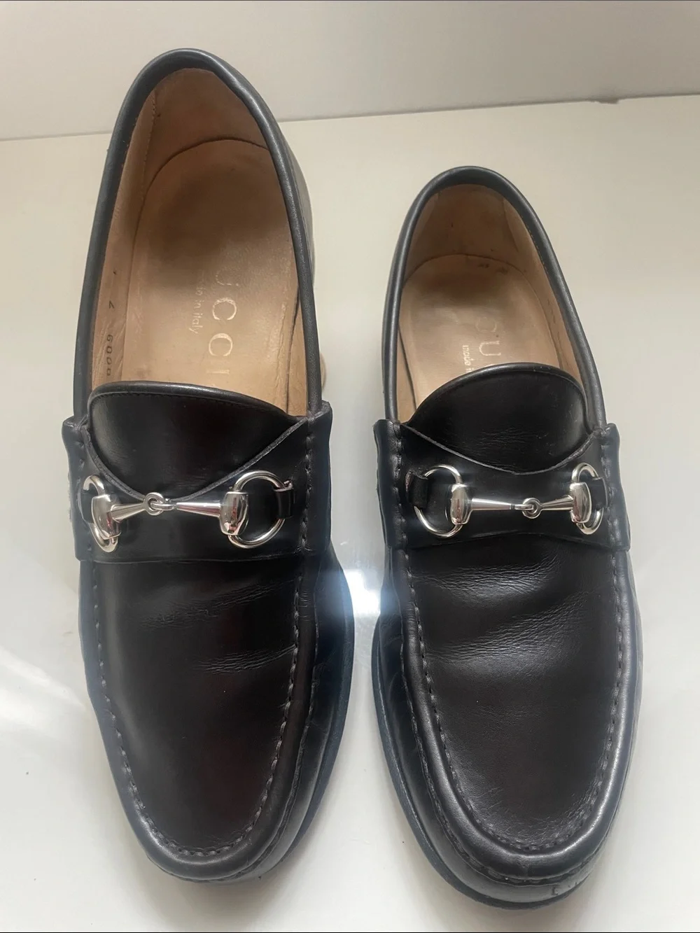 Gucci Dark Brown Leather Horsebit Loafers